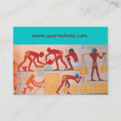 ARCHITECTURELE BOUWEN rood geel blauw Visitekaartje (Achterkant)