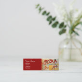 ARCHITECTURELE BOUWMONOGRAM MINI VISITEKAARTJE (Staand voorkant)