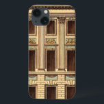 Architecturele façade door Jean Deneufforge iPhone 13 Hoesje<br><div class="desc">Een architectonische gevel gemaakt door Jean Deneufforge. Het woord façade komt van het Italiaanse woord facciata,  dat 'gezicht' betekent. Zet een nieuw gezicht op een van je muren met dit stuk.</div>