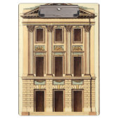 Architecturele façade door Jean Deneufforge Klembord (Voorkant)