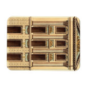 Architecturele façade door Jean Deneufforge Magneet (Horizontaal)