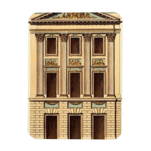 Architecturele façade door Jean Deneufforge Magneet (Verticaal)