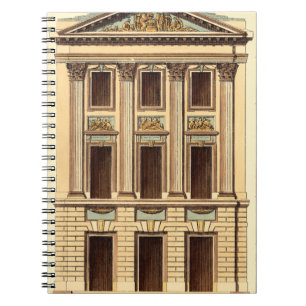 Architecturele façade door Jean Deneufforge Notitieboek