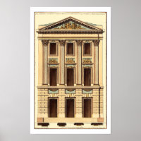 Architecturele façade door Jean Deneufforge