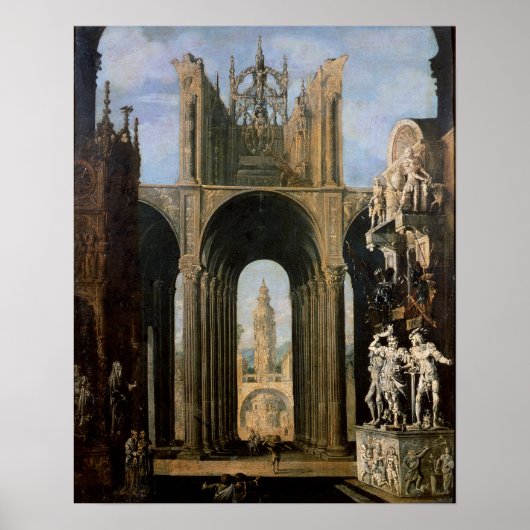 Architecturele Fantasy Poster (Voorkant)