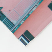 ARCHITECTURELE FOTOGRAFIE VAN CONCRETE HUISVESTING FLEECE DEKEN (Hoek)