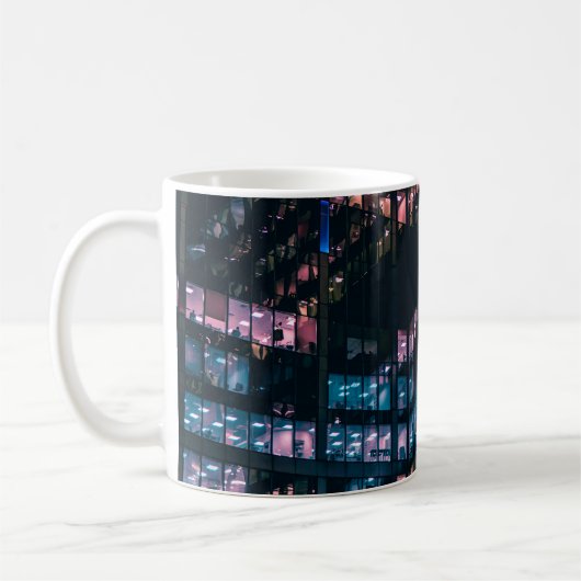 ARCHITECTURELE FOTOGRAFIE VAN HET BOUWEN MET MENSE KOFFIEMOK (Links)