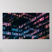 ARCHITECTURELE FOTOGRAFIE VAN HET BOUWEN MET MENSE POSTER (Voorkant)