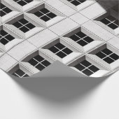 ARCHITECTURELE FOTOGRAFIE VAN WITTE BOUW CADEAUPAPIER (Hoek)