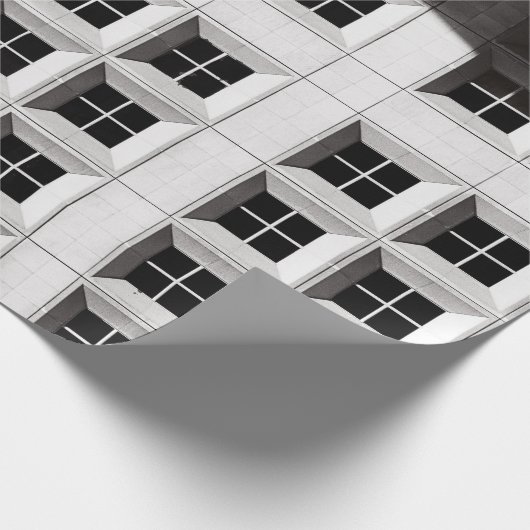 ARCHITECTURELE FOTOGRAFIE VAN WITTE BOUW CADEAUPAPIER (Hoek)