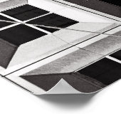 ARCHITECTURELE FOTOGRAFIE VAN WITTE BOUW POSTER (Hoek)