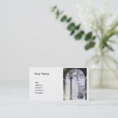 ARCHITECTURELE INTERIËLE VISITEKAARTJE (Staand voorkant)