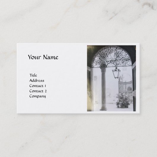 ARCHITECTURELE INTERIËLE VISITEKAARTJE (Voorkant)