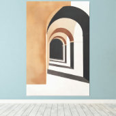 Architecturen van Stille Doorgang Canvas Afdruk (Insitu (Houten vloer))