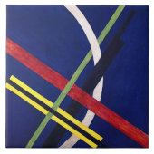 Architectuur 1 van Laszlo Moholy-Nagy Tegeltje (Voorkant)