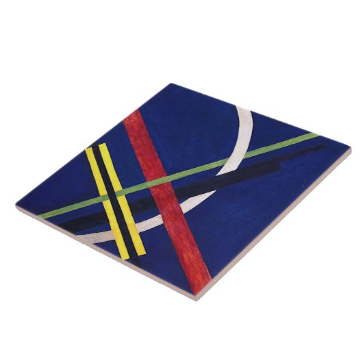 Architectuur 1 van Laszlo Moholy-Nagy Tegeltje (Zijkant)