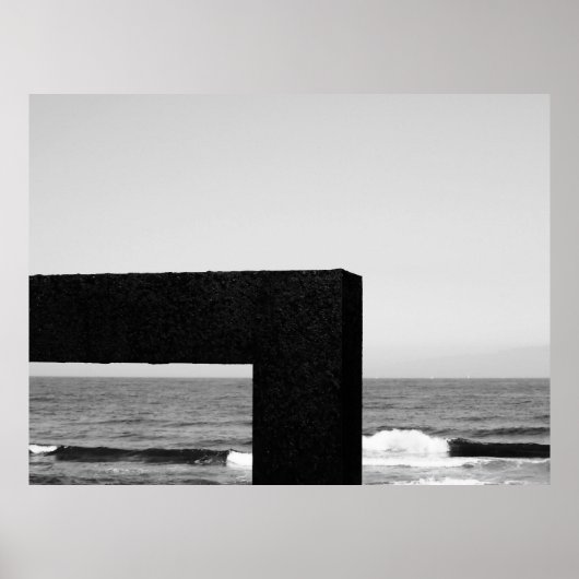 architectuur aan de oceaan poster (Voorkant)