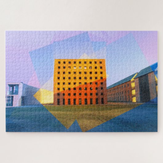 Architectuur Aldo Rossi in Modena, Italië Legpuzzel (Horizontaal)