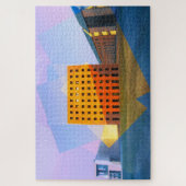 Architectuur Aldo Rossi in Modena, Italië Legpuzzel (Verticaal)