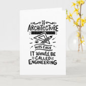 Architectuur architect kaart (Gele Bloem)