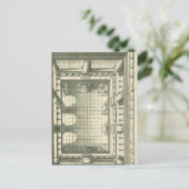  architectuur, Atrium Courtyard Perspective Briefkaart (Staand voorkant)