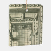  architectuur, Atrium Courtyard Perspective Keramisch Ornament (Rechts)