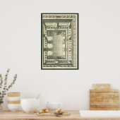  architectuur, Atrium Courtyard Perspective Poster (Keuken)