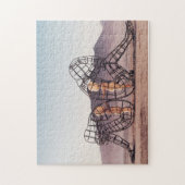 Architectuur bij verbrand Man Legpuzzel (Verticaal)