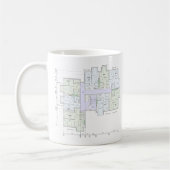 Architectuur blueprint  koffiemok (Links)