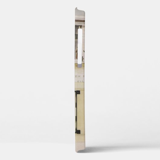 architectuur, bodemplan en Grieks Villa Case-Mate iPhone Case (Achterkant / Links)