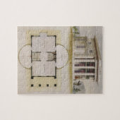 architectuur, bodemplan en Grieks Villa Legpuzzel (Horizontaal)