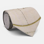 architectuur, bodemplan en Grieks Villa Stropdas (Opgerold)