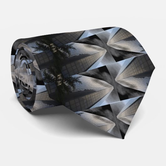 Architectuur bouwt Landmarks Engineering Architect Stropdas (Opgerold)