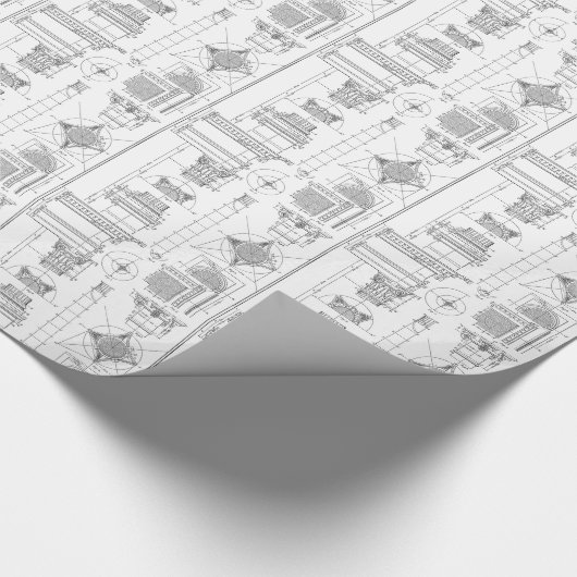  architectuur cadeaupapier (Hoek)