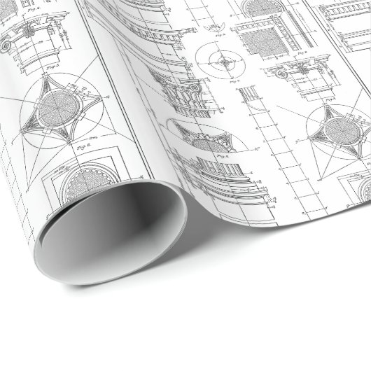  architectuur cadeaupapier (Rol Hoek)