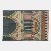 architectuur, Citadel in Pavia, Italië Theedoek (Horizontaal)