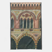  architectuur, Citadel in Pavia, Italië Theedoek (Verticaal)