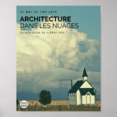 Architectuur dans les nuages poster (Voorkant)
