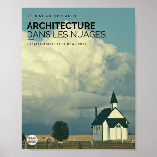 Architectuur dans les nuages poster