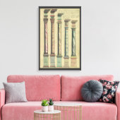  architectuur, de 5 Architecturaal Orden Canvas Afdruk (Insitu (Woonkamer))