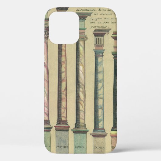 architectuur, de 5 Architecturaal Orden Case-Mate iPhone Case (Achterkant)
