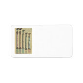  architectuur, de 5 Architecturaal Orden Etiket (Voorkant)