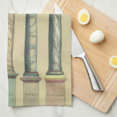  architectuur, de 5 Architecturaal Orden Theedoek (Quarter Fold)