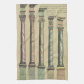  architectuur, de 5 Architecturaal Orden Theedoek (Verticaal)
