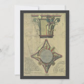  architectuur, decoratief kapitaal kroon (Voorkant)