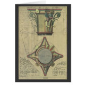  architectuur, decoratief kapitaal kroon (Voorkant)