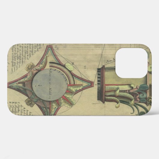  architectuur, decoratief kapitaal kroon Case-Mate iPhone case (Achterkant (horizontaal))