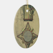  architectuur, decoratief kapitaal kroon keramisch ornament (Rechts)