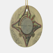  architectuur, decoratief kapitaal kroon keramisch ornament (Rechts)