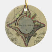  architectuur, decoratief kapitaal kroon keramisch ornament (Voorkant)